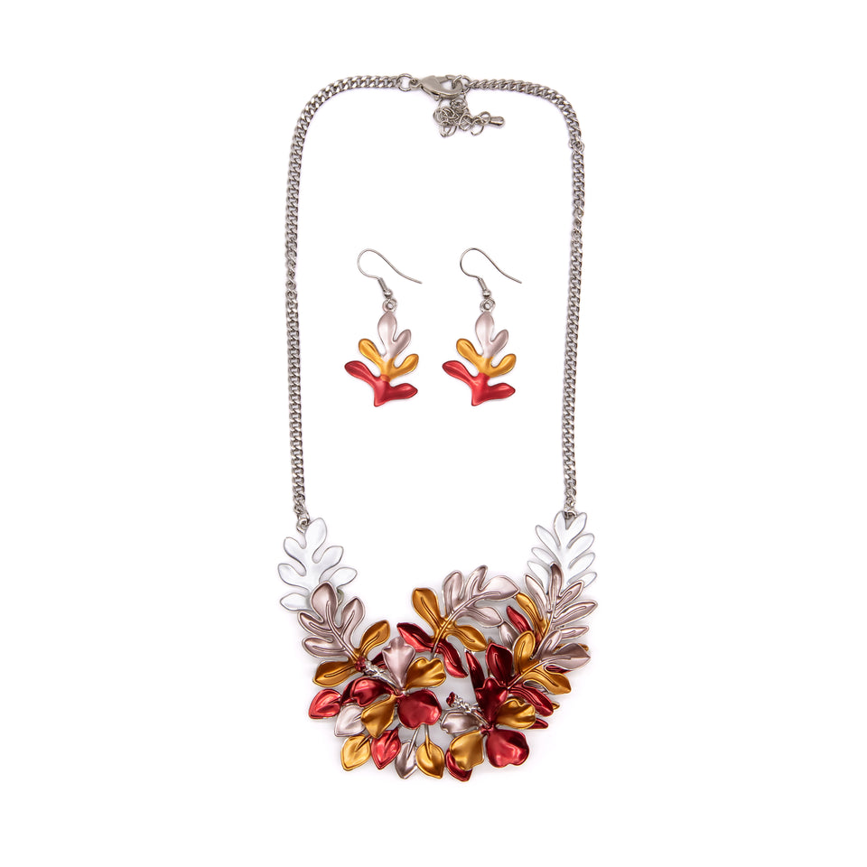 Autumn Flower Jewelry Set