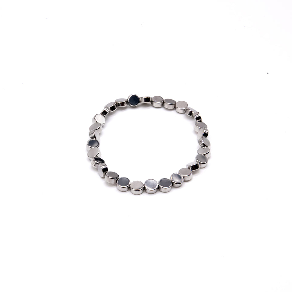 Silver Stackable Stretch Bracelet