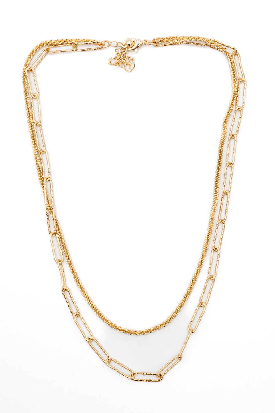 Gold Two Row Necklace