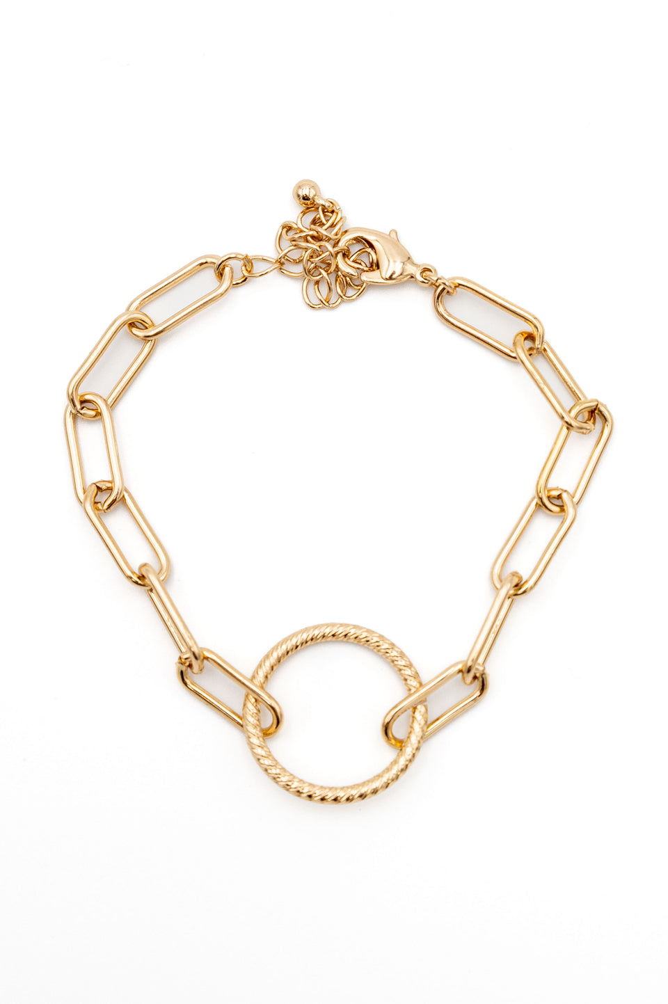 Gold Linked Lightweight Bracelet