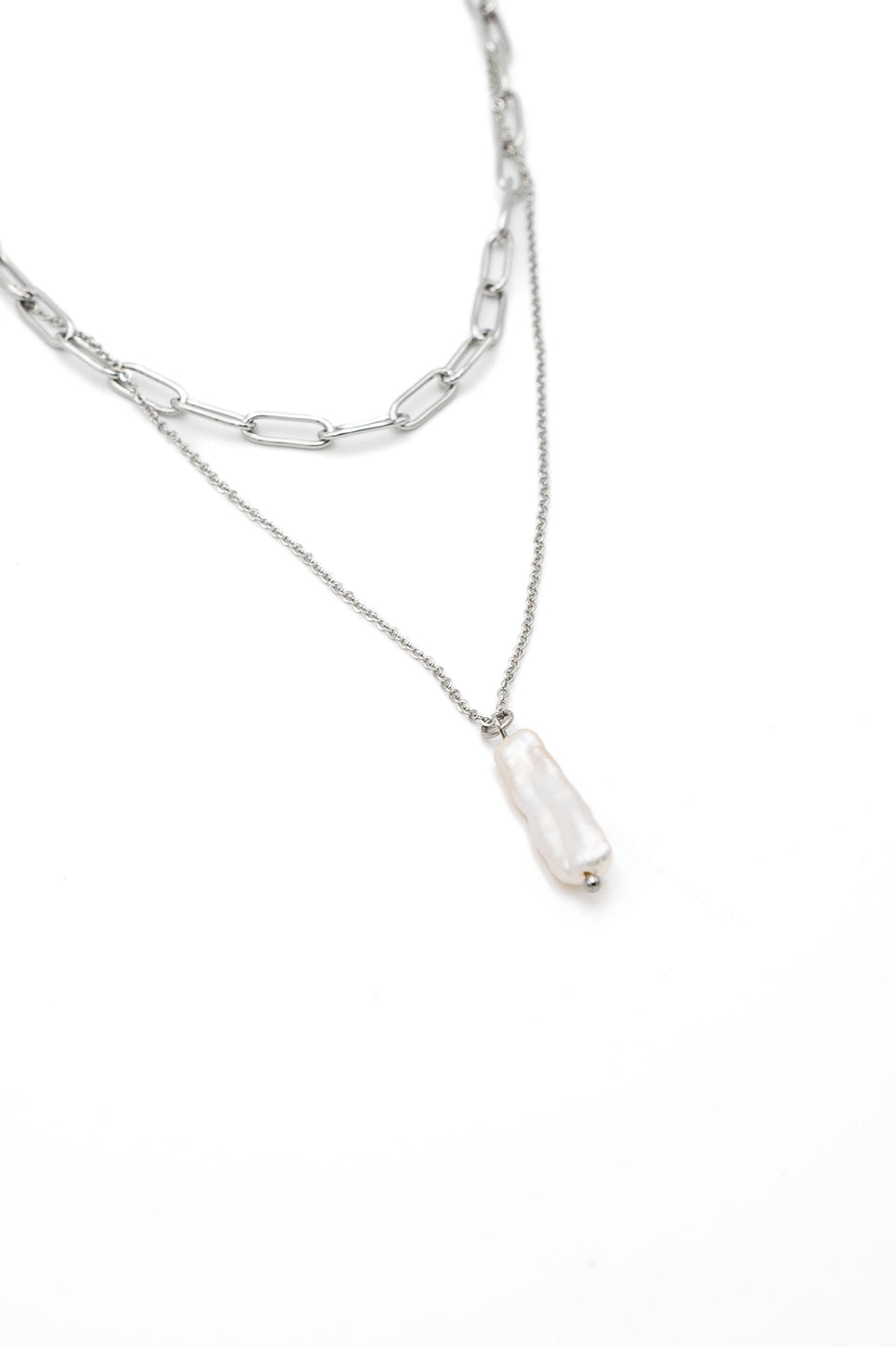 2 Line Freshwater Pearl Necklace