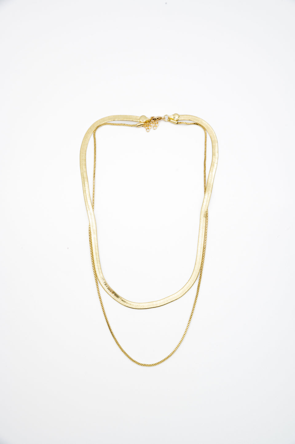 2 Line Snake Chain Necklace