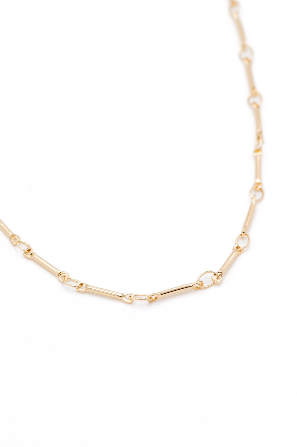 Gold Handlebar Necklace