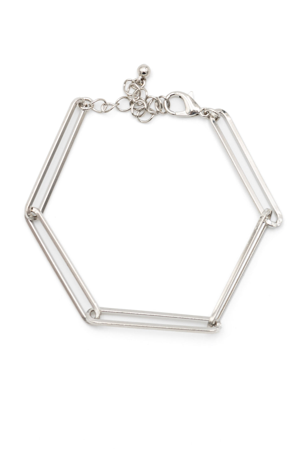 Silver Paperclip Bracelet