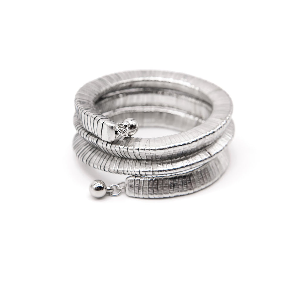 Antique Silver Wrap Bracelet