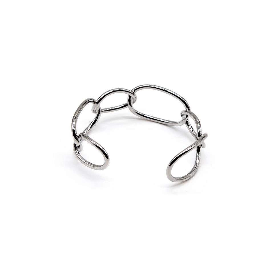 Silver Wire Wrap Cuff