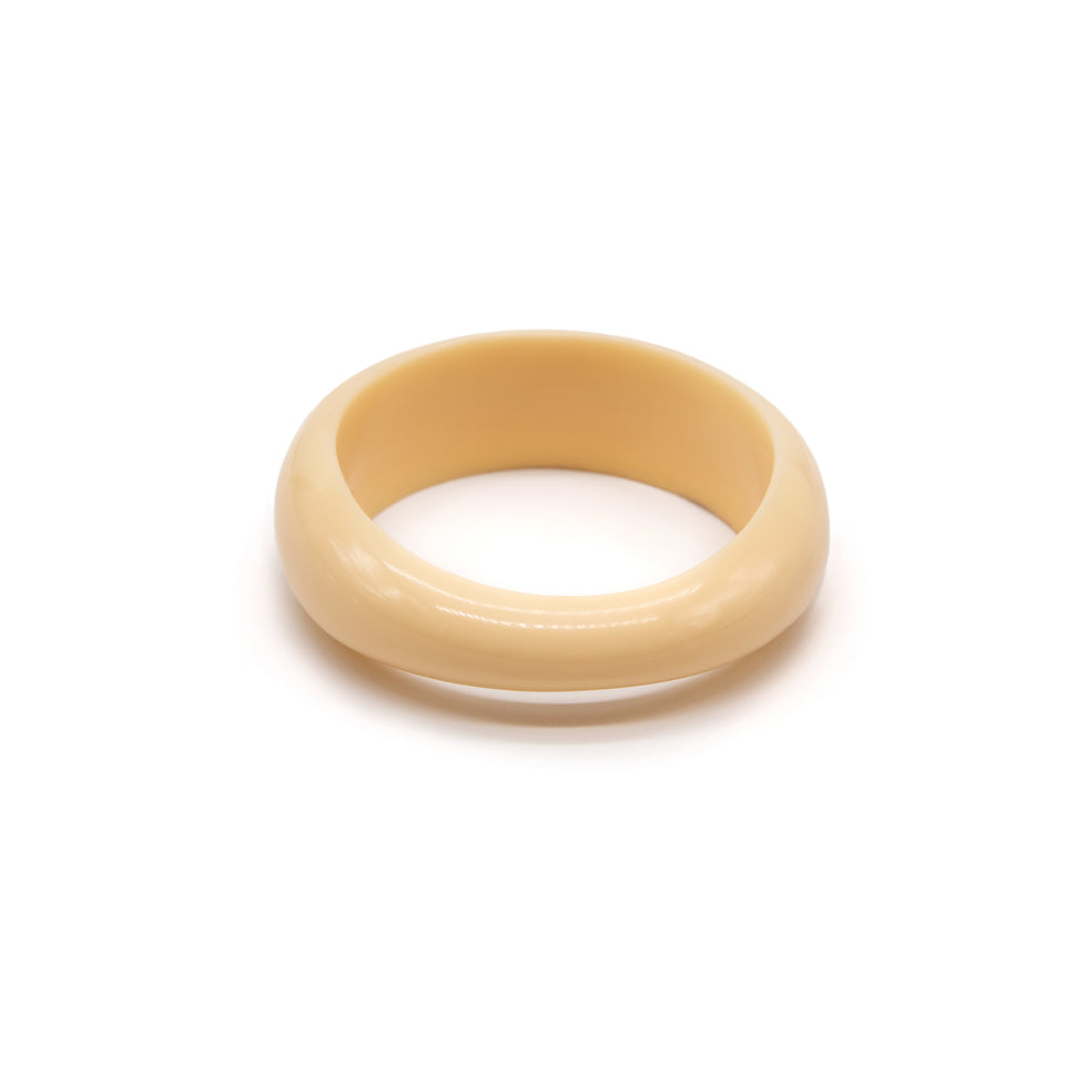 Cream Acrylic Bangle