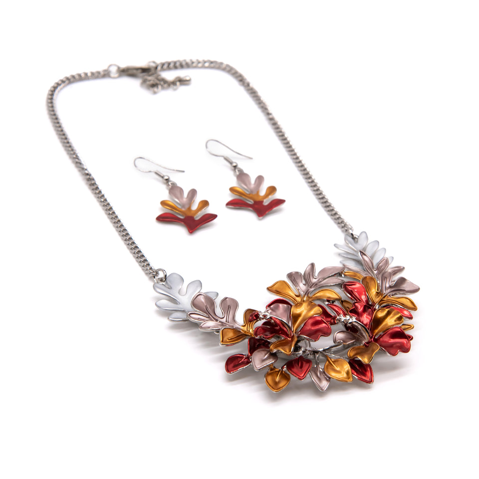 Autumn Flower Jewelry Set