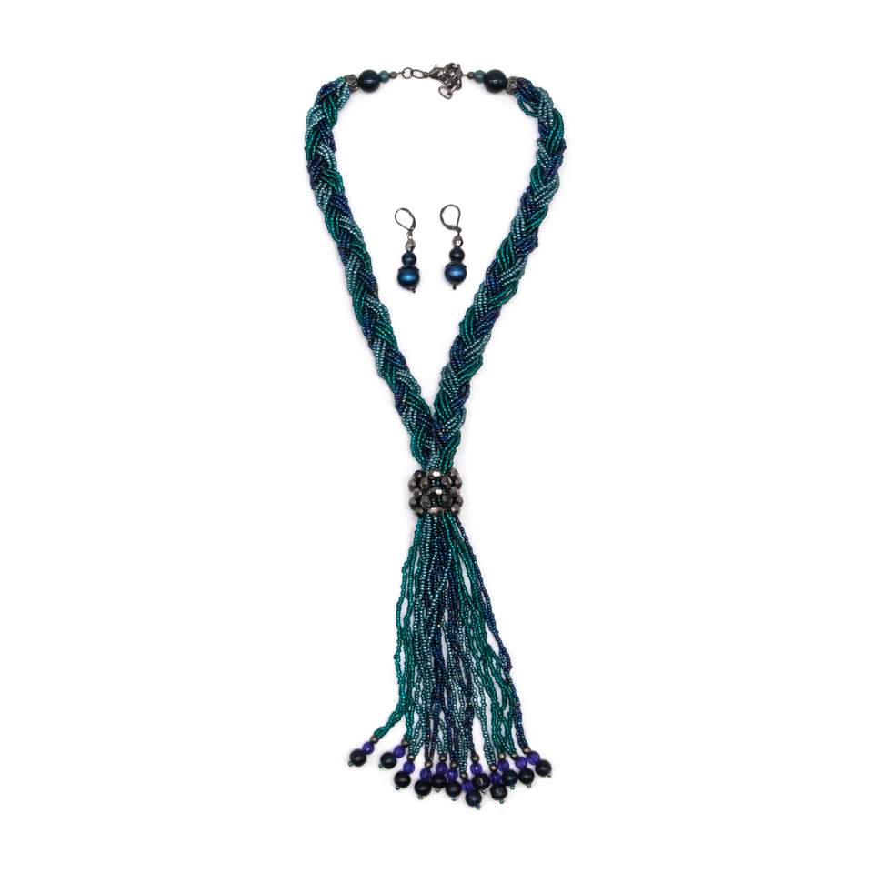 Handmade Beaded Tassel Set