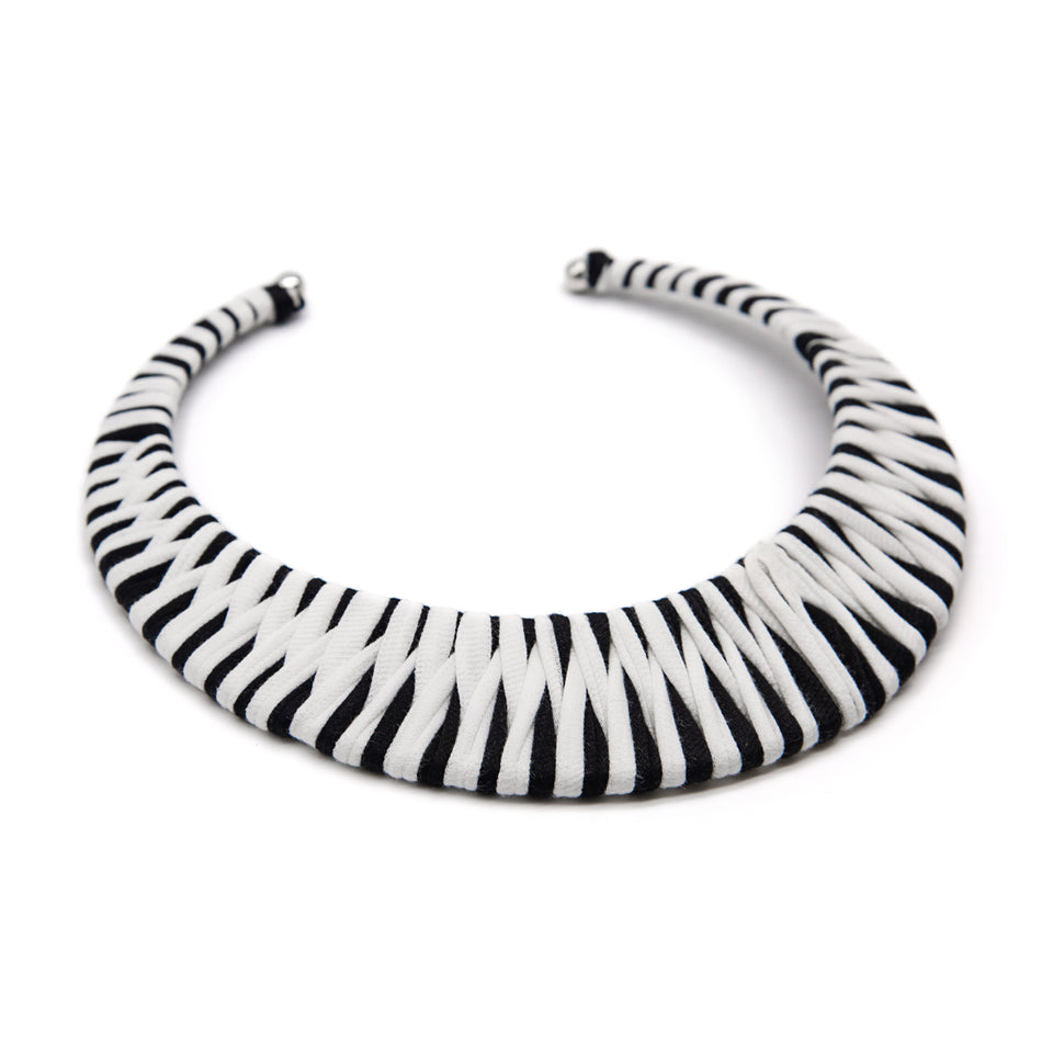 Zebra Collar Necklace