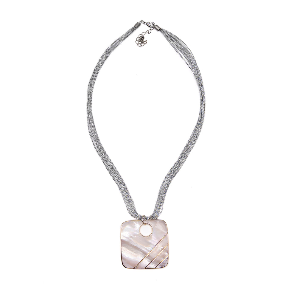 Natural Shell Pendant Necklace