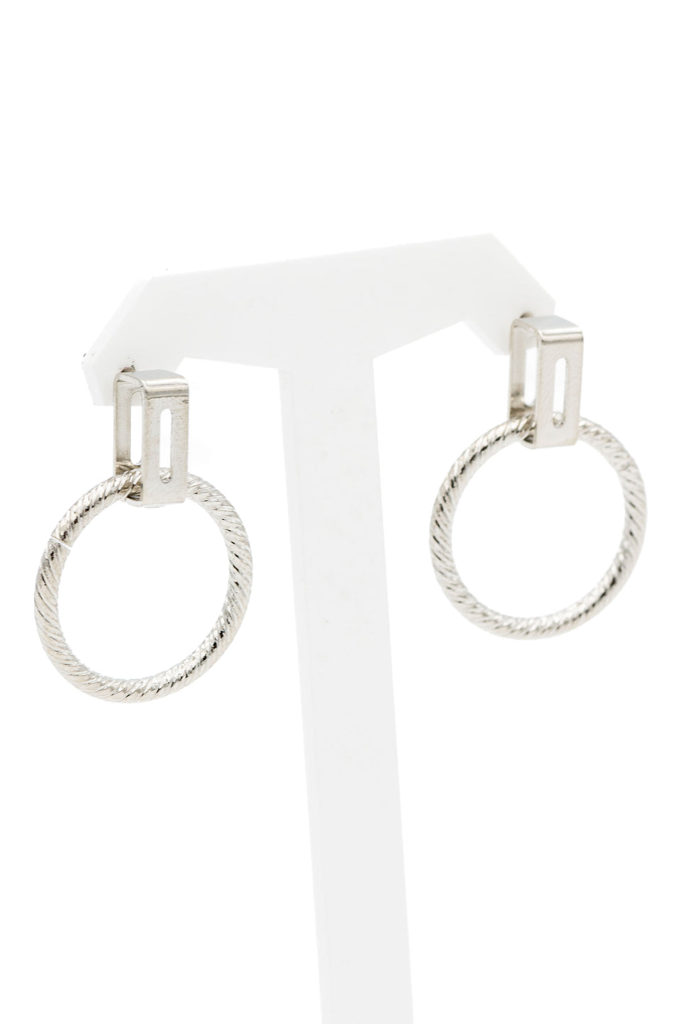 Lightweight Silver Dangle Earrings