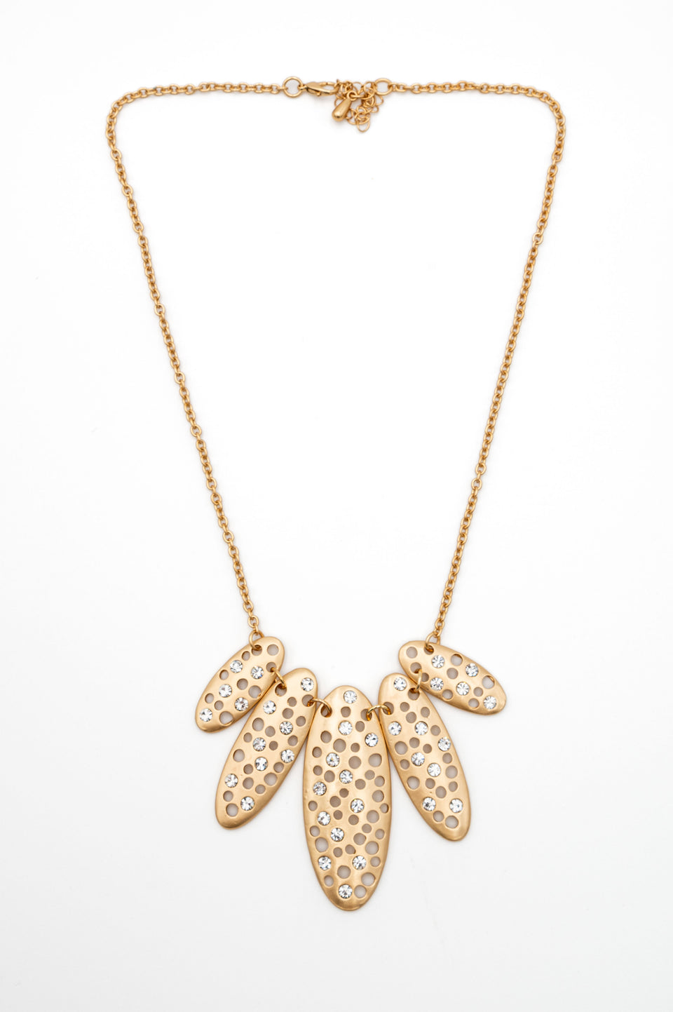 Matte Gold Statement Necklace