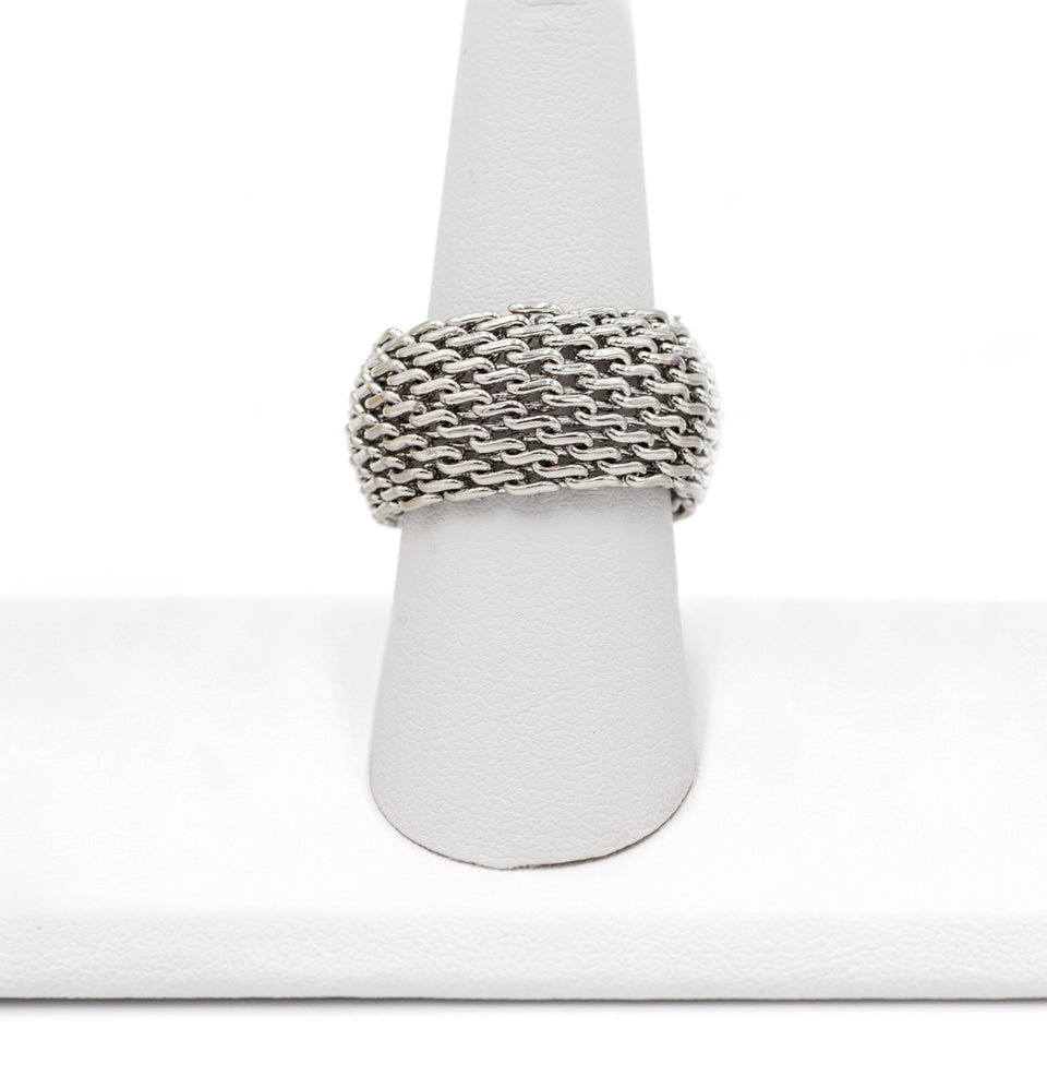 Silver Mesh Ring