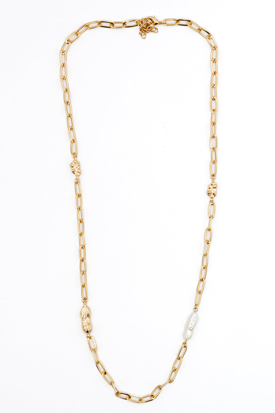 Gold Linked Chain Necklace