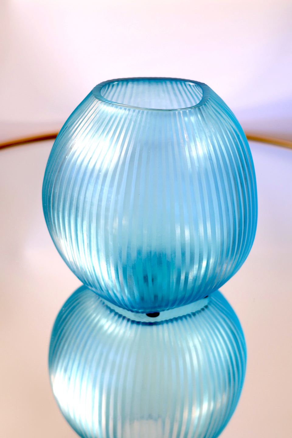 Turquoise Opaque Vase