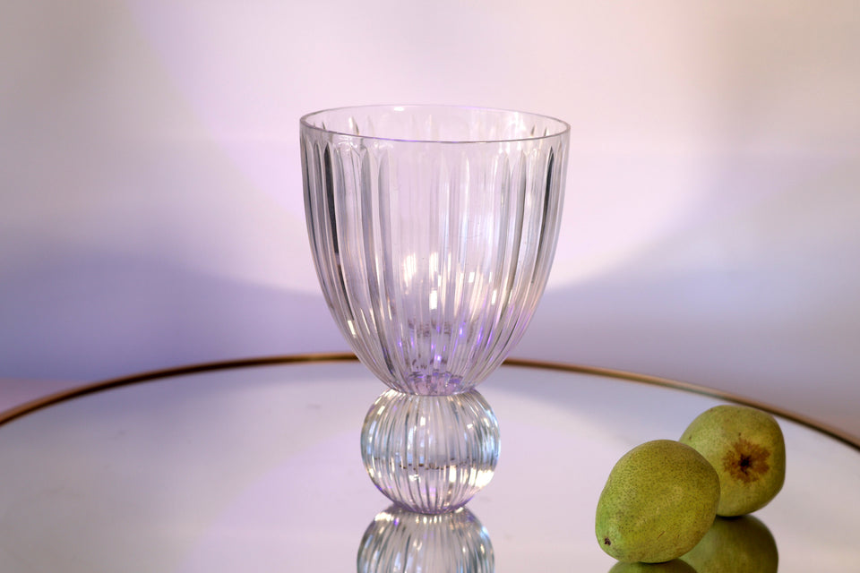 Crystal Oval Vase