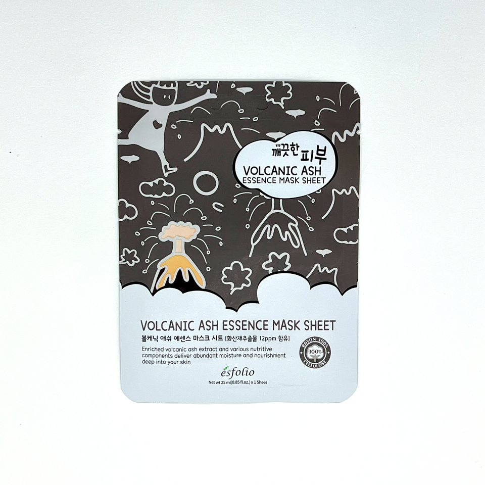 Esfolio Volcanic Ash Essence Mask Sheet (Single)